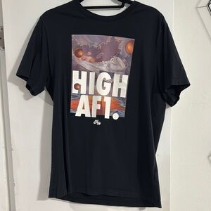Nike Black T-Shirt with Graphic Print